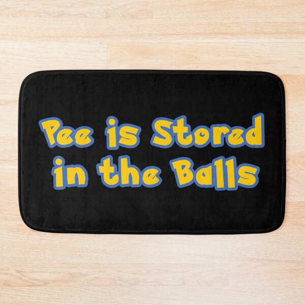 Balls Meme Bath Mats for Sale