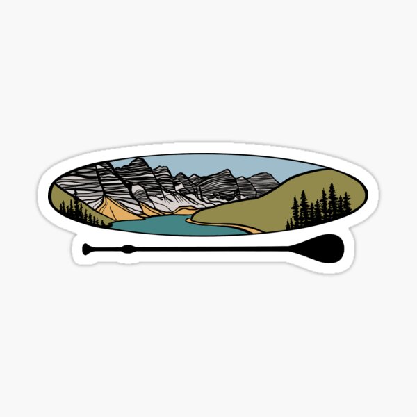 Item preview, Stand Up Paddle Board - Mountain Lake Art designed and sold by NewBranchStudio.