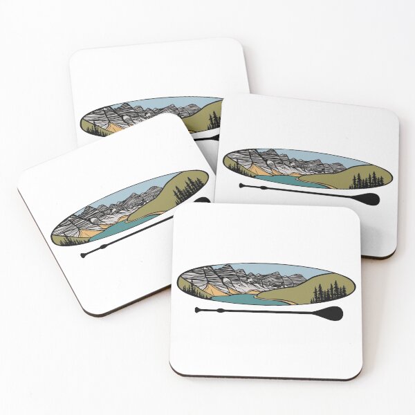 Item preview, Stand Up Paddle Board - Mountain Lake Art designed and sold by NewBranchStudio.