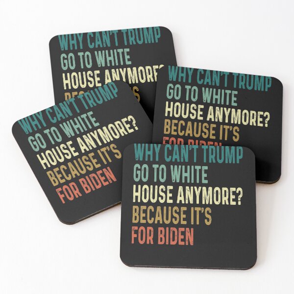 Item preview, Why Can't Trump Go To White House anymore? Because It's For Biden Retro Vintage Funny Anti Trump Gift designed and sold by Sarah38.