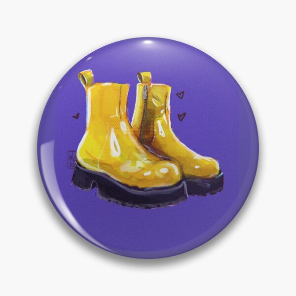 Item preview, yellow boots designed and sold by trashcangoddess.