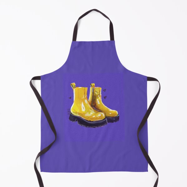 Item preview, yellow boots designed and sold by trashcangoddess.