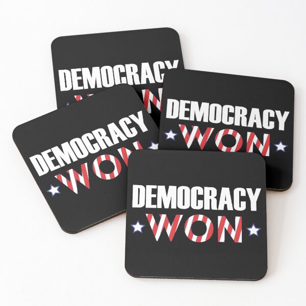 Item preview, Democracy Won - 2020 Election - Biden 46th President - Biden Won Democracy Wins designed and sold by LookFrog.