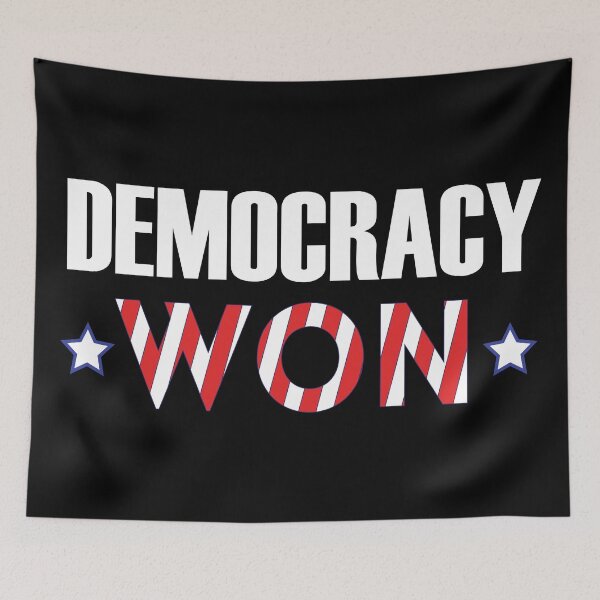 Item preview, Democracy Won - 2020 Election - Biden 46th President - Biden Won Democracy Wins designed and sold by LookFrog.
