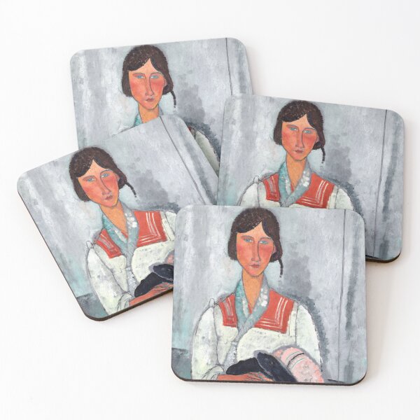 Item preview, Gypsy Woman Holding Baby Modigliani 1919 designed and sold by arthistory.