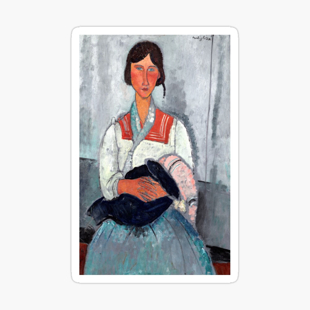 モディリアーニ リトグラフ GYPSY WOMAN WITH A BABY File:Amedeo