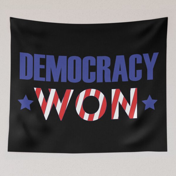 Item preview, Democracy Won - 2020 Election - Biden 46th President - Biden Won Democracy Wins designed and sold by LookFrog.