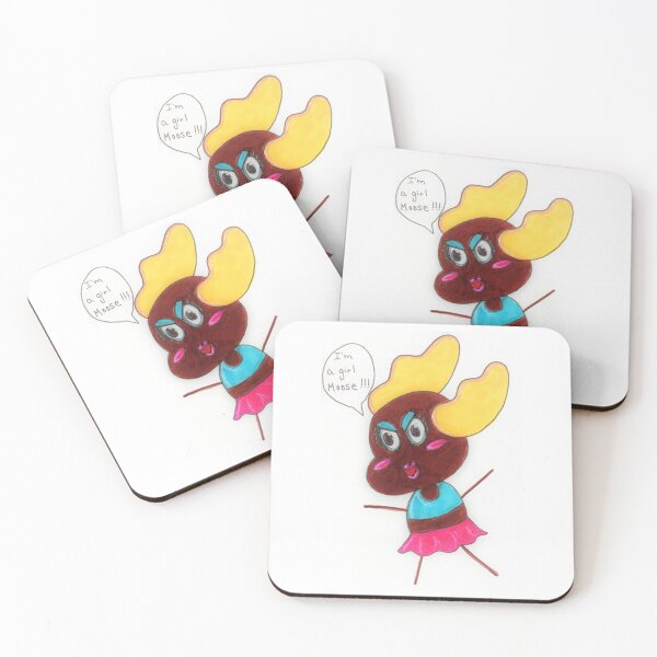 Item preview, I'M A GIRL MOOSE designed and sold by nannonthehermit.