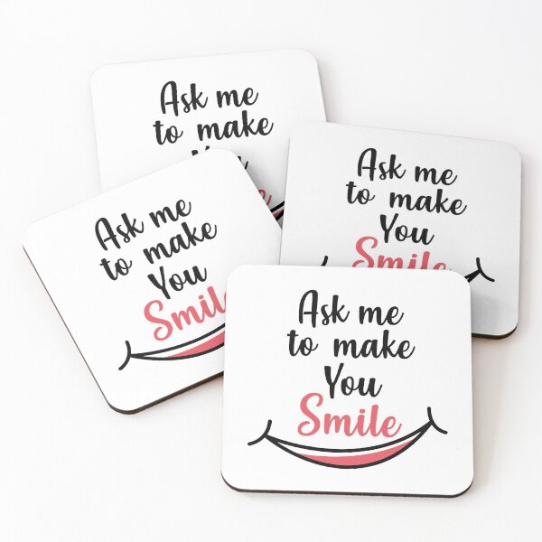 Item preview, Ask Me To Make You Smile Funny designed and sold by YAnna9.