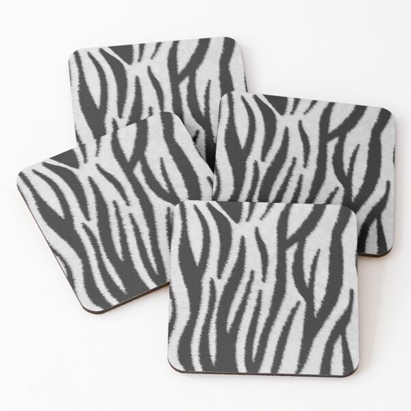 Item preview, Awesome black and white striped zebra fur pattern designed and sold by whitedove457.