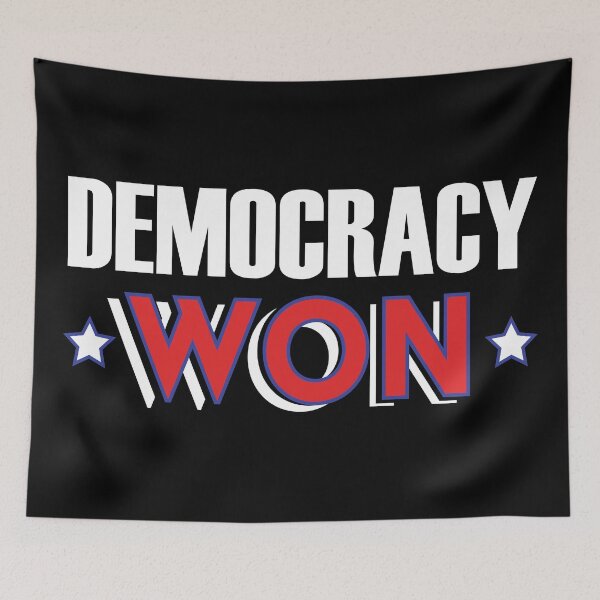Item preview, Democracy Won - 2020 Election - Biden 46th President - Biden Won Democracy Wins designed and sold by LookFrog.