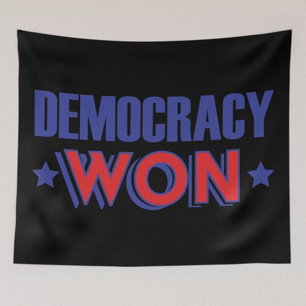 Item preview, Democracy Won - 2020 Election - Biden 46th President - Biden Won Democracy Wins designed and sold by LookFrog.