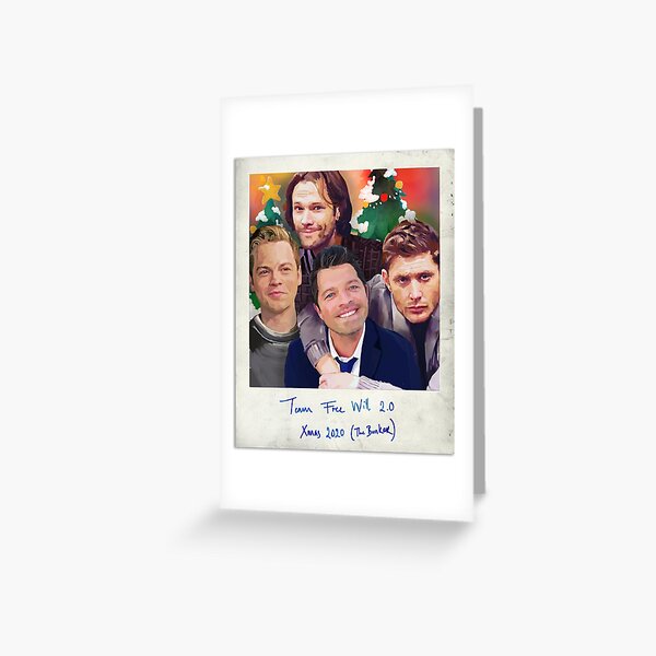 Happy Holidays Team Free Will 2.0  Greeting Card