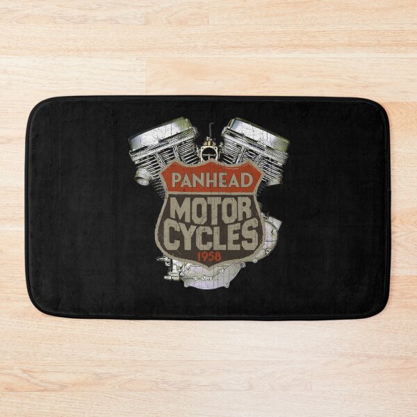 Item preview, 1958 Panhead Motorcycle Vintage Distressed Biker Chopper Rat designed and sold by TheDirtyGringo.