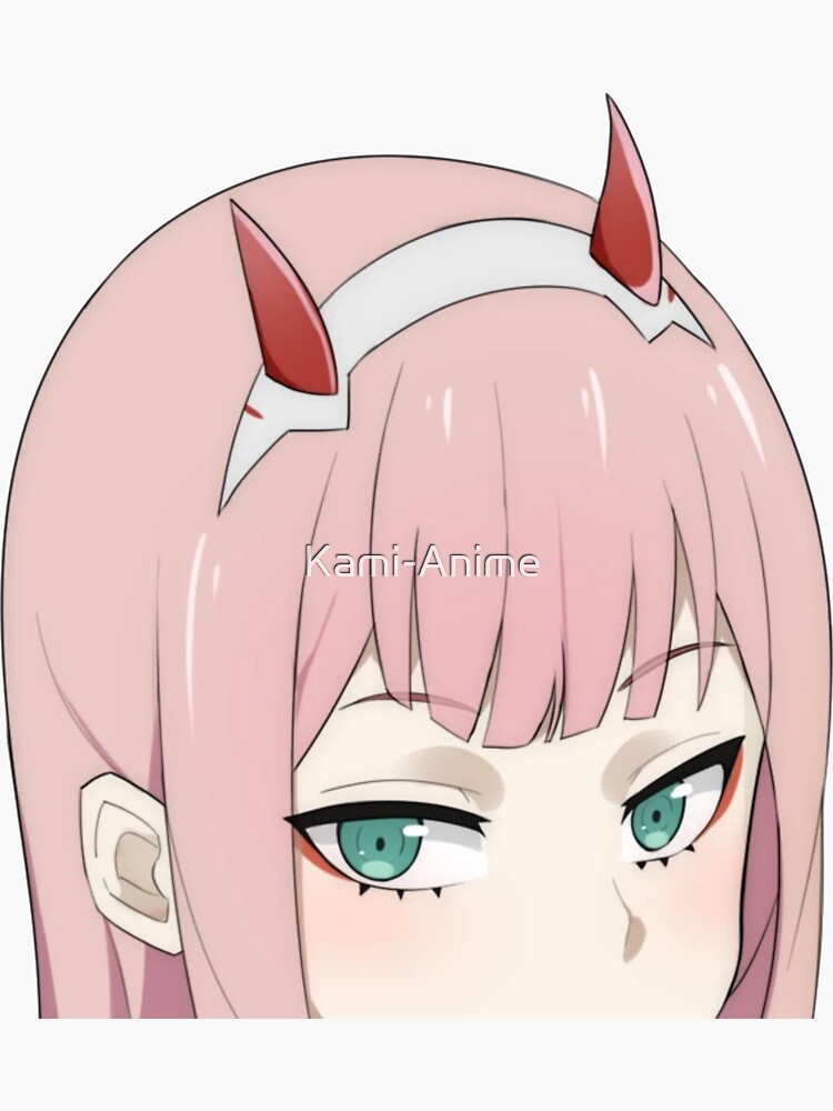 cute Zero two - Darling in the Franxx Sticker for Sale by Kami-Anime