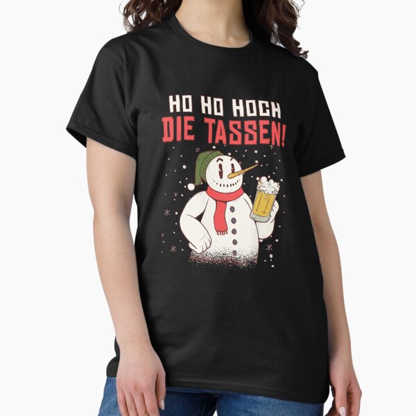Artikel-Vorschau von Ho Ho Hoch die Tassen Schneemann Weihnachten Bier, designt und verkauft von JonasDesign.