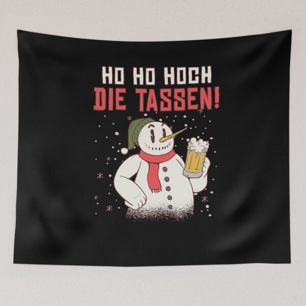 Item preview, Ho Ho Hoch die Tassen Schneemann Weihnachten Bier designed and sold by JonasDesign.