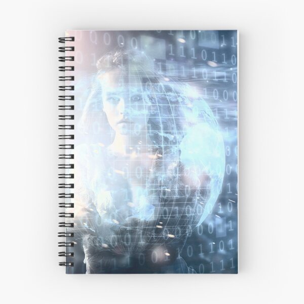 Item preview, Digital Woman Binary Code - 03 designed and sold by Mirage72.