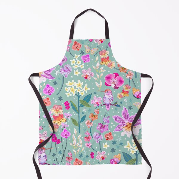 Item preview, Orchid Garden on Sage Green designed and sold by Janet Broxon.