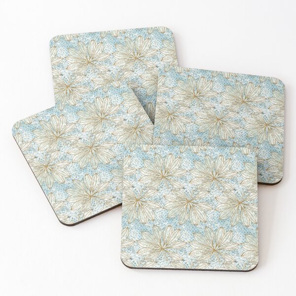 Item preview, Gold Leaf Cyanotype Pattern designed and sold by pear-la.