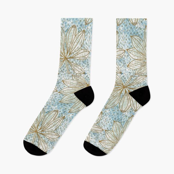 Item preview, Gold Leaf Cyanotype Pattern designed and sold by pear-la.
