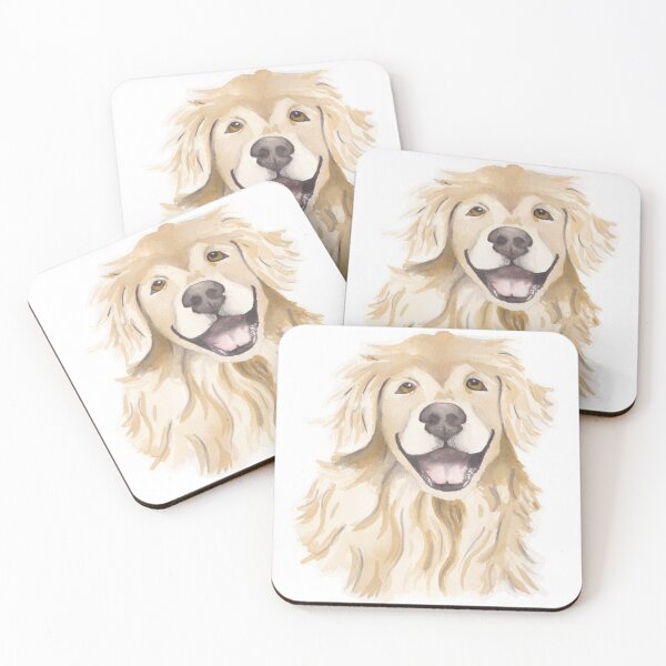 Item preview, Yellow Lab Watercolor Illustration designed and sold by Samantha Roberts.
