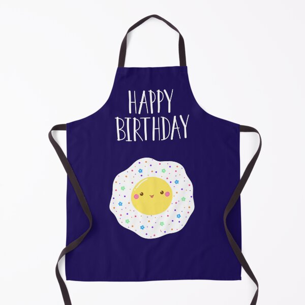 Item preview, Happy Birthday Eggy Dark Blue  designed and sold by SofiaSava01.