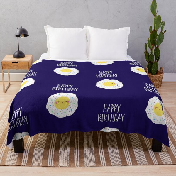 Item preview, Happy Birthday Eggy Dark Blue designed and sold by SofiaSava01.