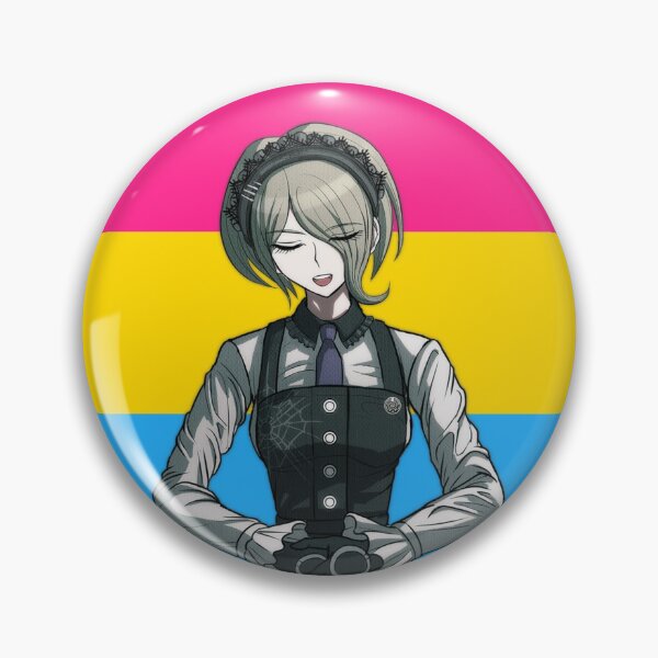 Item preview, Kirumi Tojo Pansexual pin  designed and sold by Cosplayshin.