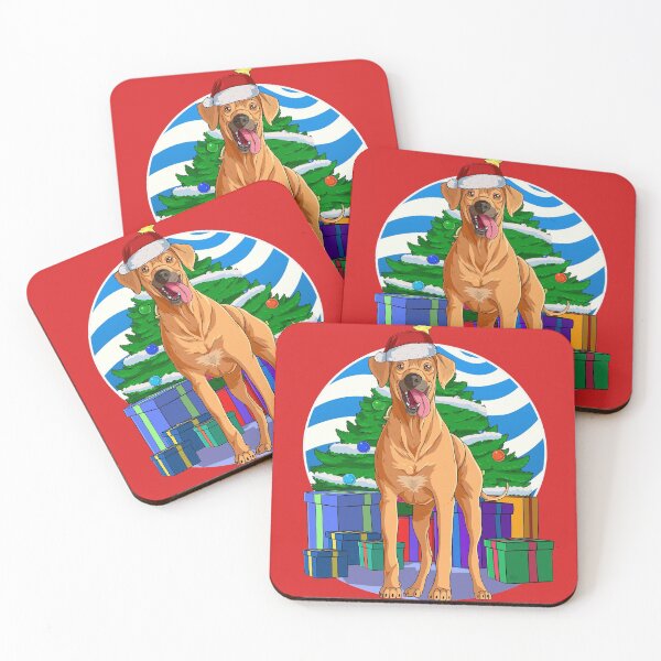 Item preview, Rhodesian Ridgeback Dog Santa Christmas Tree Ornament Decor designed and sold by Nosek1ng.