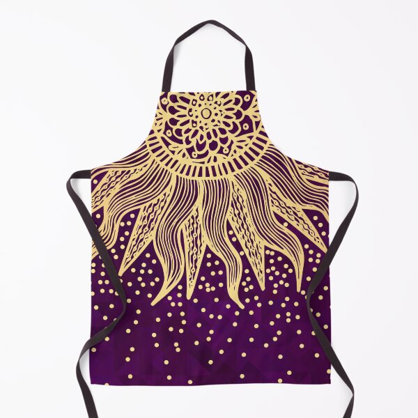 Item preview, Purple Gold Boho Sun Mandala Confetti designed and sold by Julie Erin Designs.