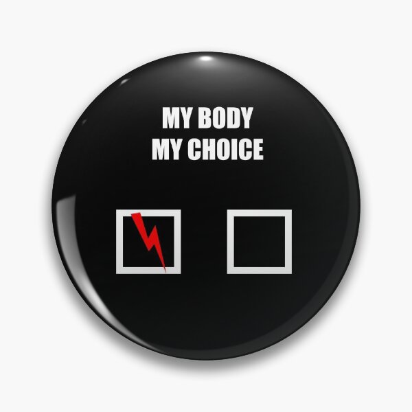 Item preview, My body my choice red bolt designed and sold by oxoxoxo.