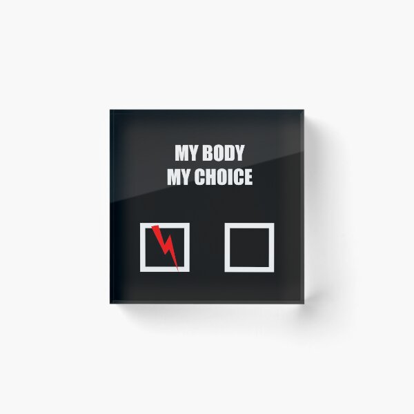 Item preview, My body my choice red bolt designed and sold by oxoxoxo.
