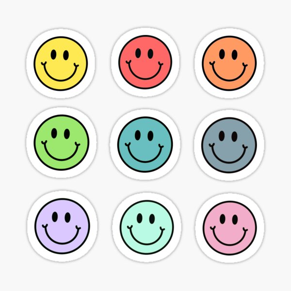 Rainbow 9-pack Sticker