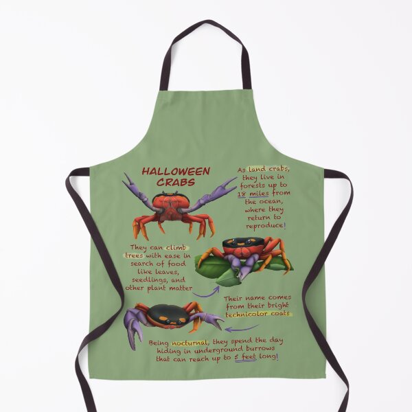 Item preview, Halloween Crabs Fun Animal Facts designed and sold by troyanthonyart.