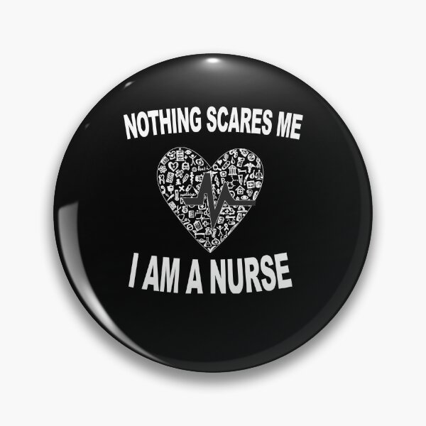 Item preview, NOTHING SCARES ME I AM A NURSE T-SHIRT designed and sold by bigerdan.
