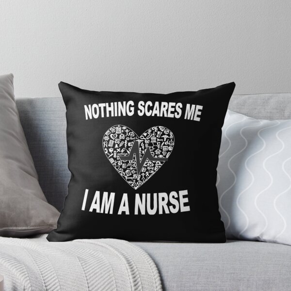 Item preview, NOTHING SCARES ME I AM A NURSE T-SHIRT designed and sold by bigerdan.