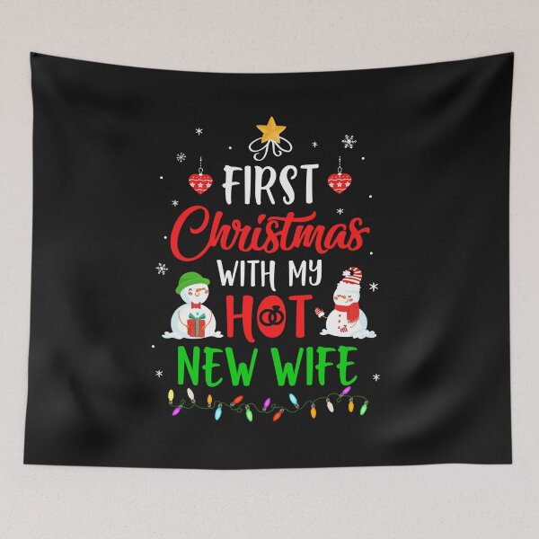 Item preview, First Christmas With My Hot New Wife Funny Couple Gift designed and sold by CreativeGift.