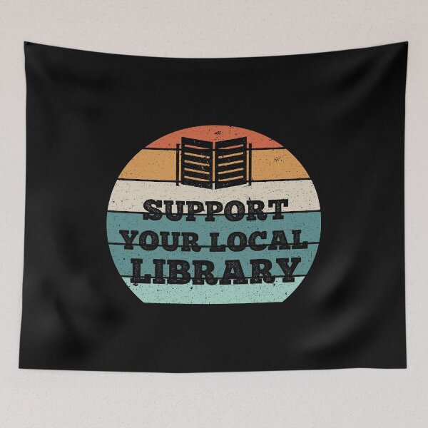 Item preview, Support your local library - vintage designed and sold by AdelDa19.
