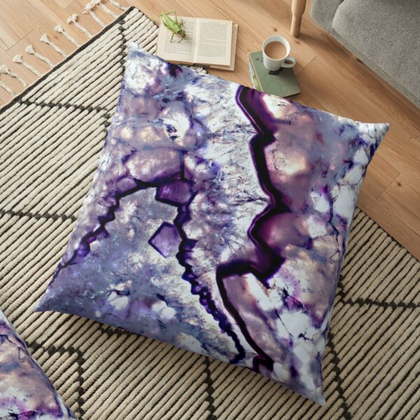 Abstract Acrylic Pour Designs Floor Pillow