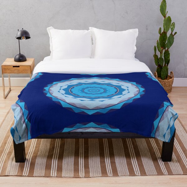Item preview, Colorful decoration blue pattern designed and sold by Metwalli.