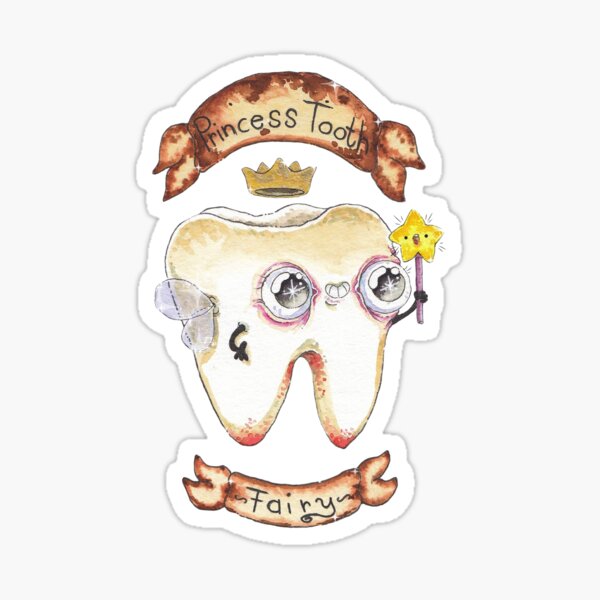 Princess Tooth - Fairy - Sticker