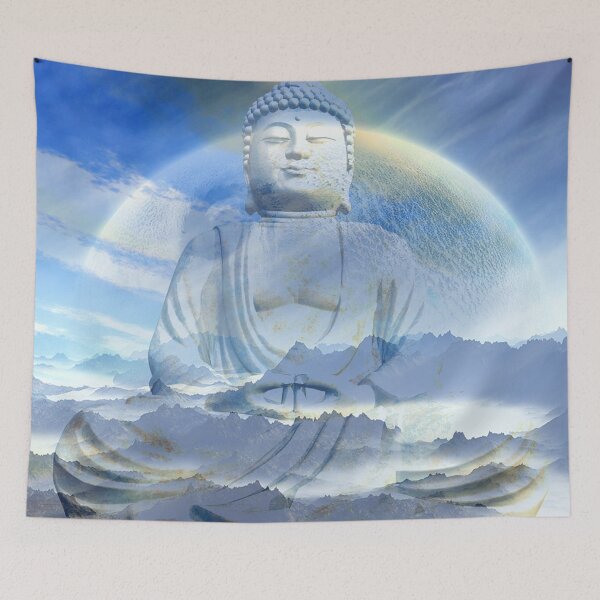 Item preview, Buddha Moon & Mountain - 01 designed and sold by Mirage72.