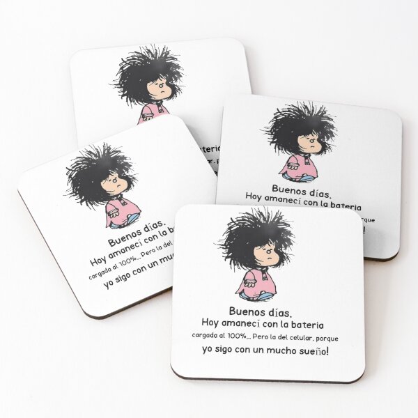 Item preview, Buenos días funny Mafalda designed and sold by Elena's Shop.