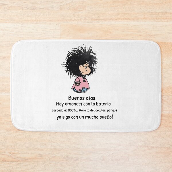 Item preview, Buenos días funny Mafalda designed and sold by Elena's Shop.