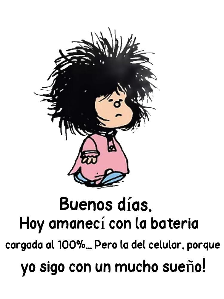Camiseta para niños for Sale con la obra «Buenos días funny Mafalda» de Elena Bee despeinada Camiseta para niños for Sale con la obra «Buenos días funny Mafalda» de Elena Bee