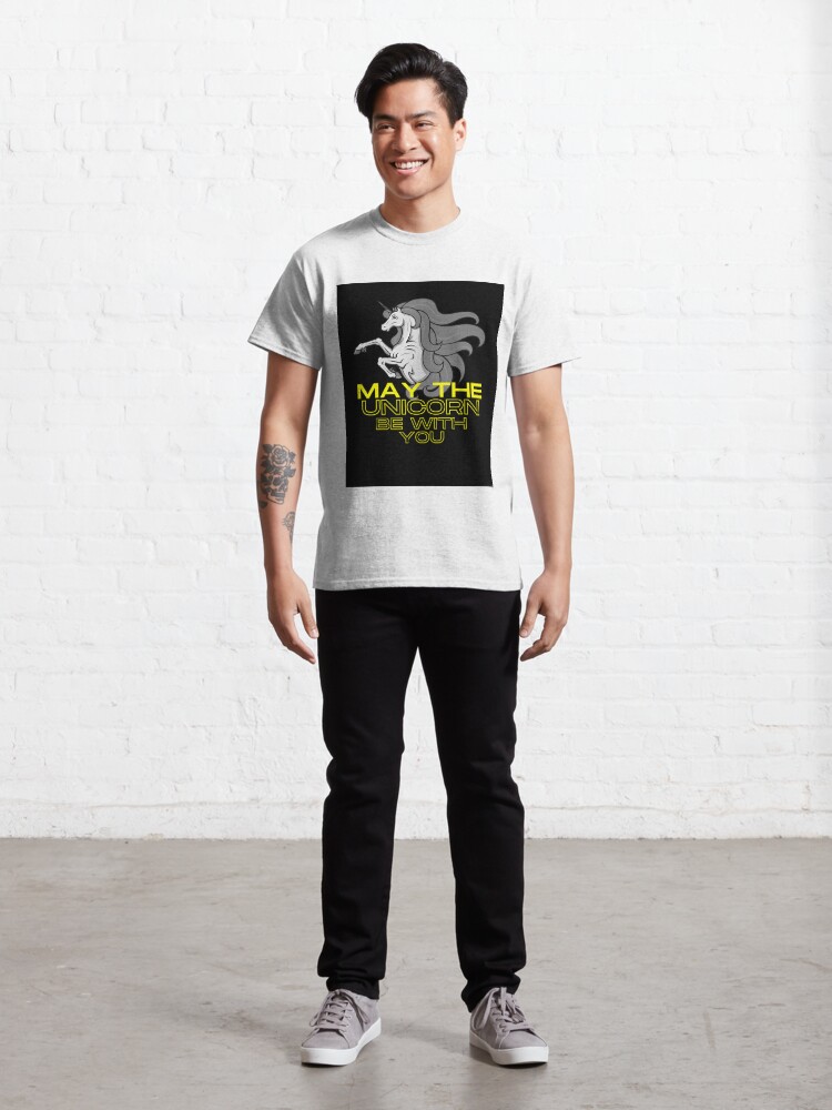 Alternate view of May the Unicorn Be with You Classic T-Shirt