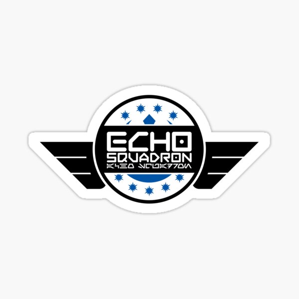 Vista previa del artículo con la obra «Logotipo del escuadrón Echo», diseñado y vendido por DS-181-3.