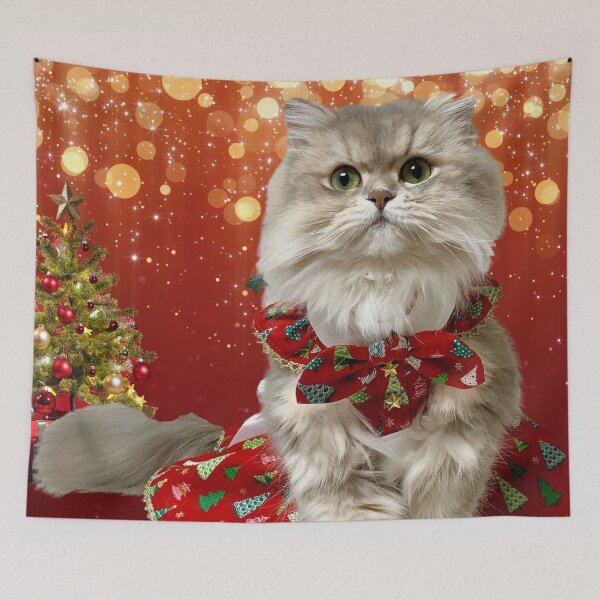 Item preview, Have a Meowtastic Holiday  designed and sold by Stingchic.