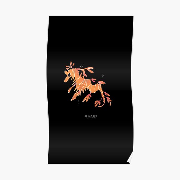 Leafy seadragon Poster